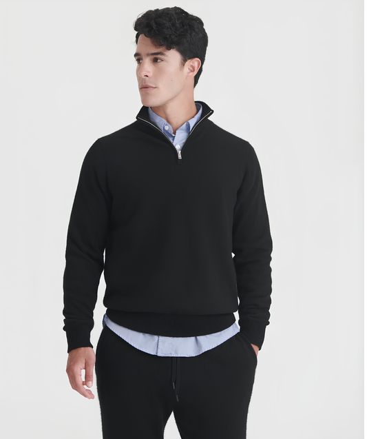 Cashmere Quarter Zip