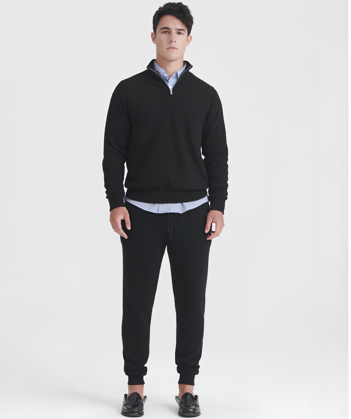 Cashmere Quarter Zip