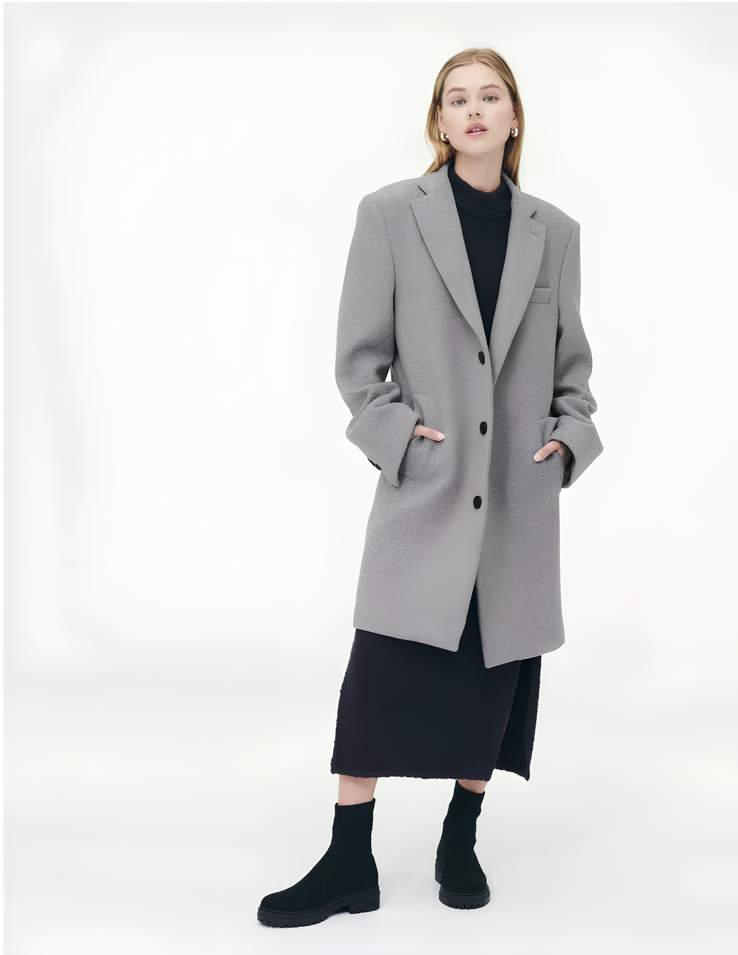 Cashmere Tailored Coat