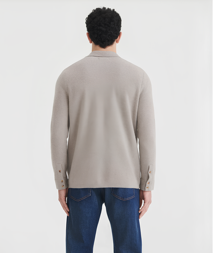 Cashmere field shirt jacket