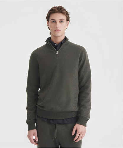 Cashmere Quarter Zip